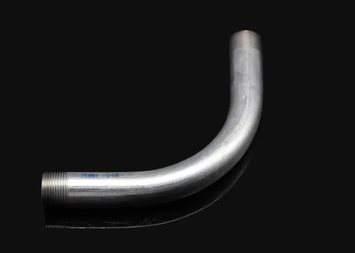 Galvanizli Çelik 90 Derece Emt Dirsek