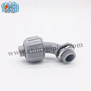 Sıvı Geçirmez NM 90 Derece PVC Conduit Montaj Konektörü