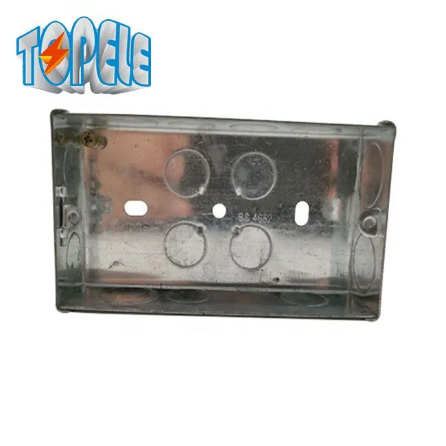 İki Gang Çelik Elektrik Kutusu